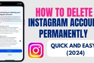 how to delete instagram account